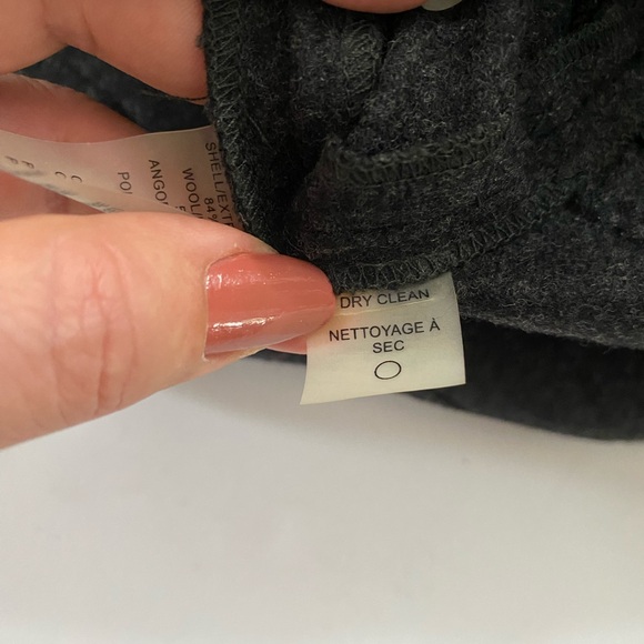 Magaschoni Collection Women Sleeveless Cable Knit Insert Midi Dress Gray Wool - Picture 10 of 13